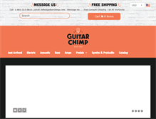 Tablet Screenshot of guitarchimp.com